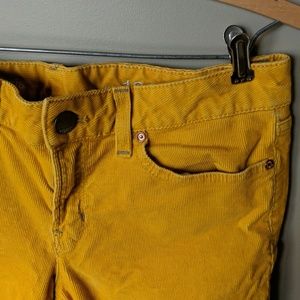 Gap 1969 mustard corduroy pants